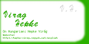 virag hepke business card
